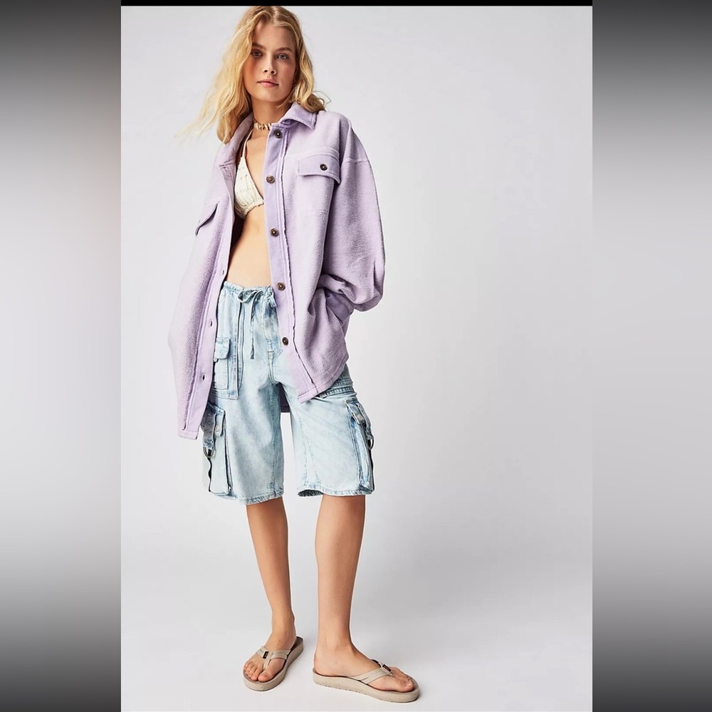 Free People Ruby Jacket - XL - Lavender